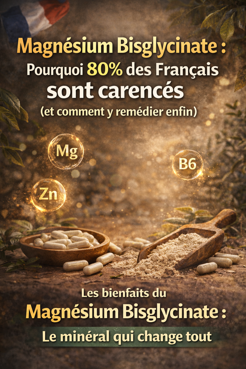 Magnésium Bisglycinate : Pourquoi 80% des Français sont carencés (et comment y remédier enfin)