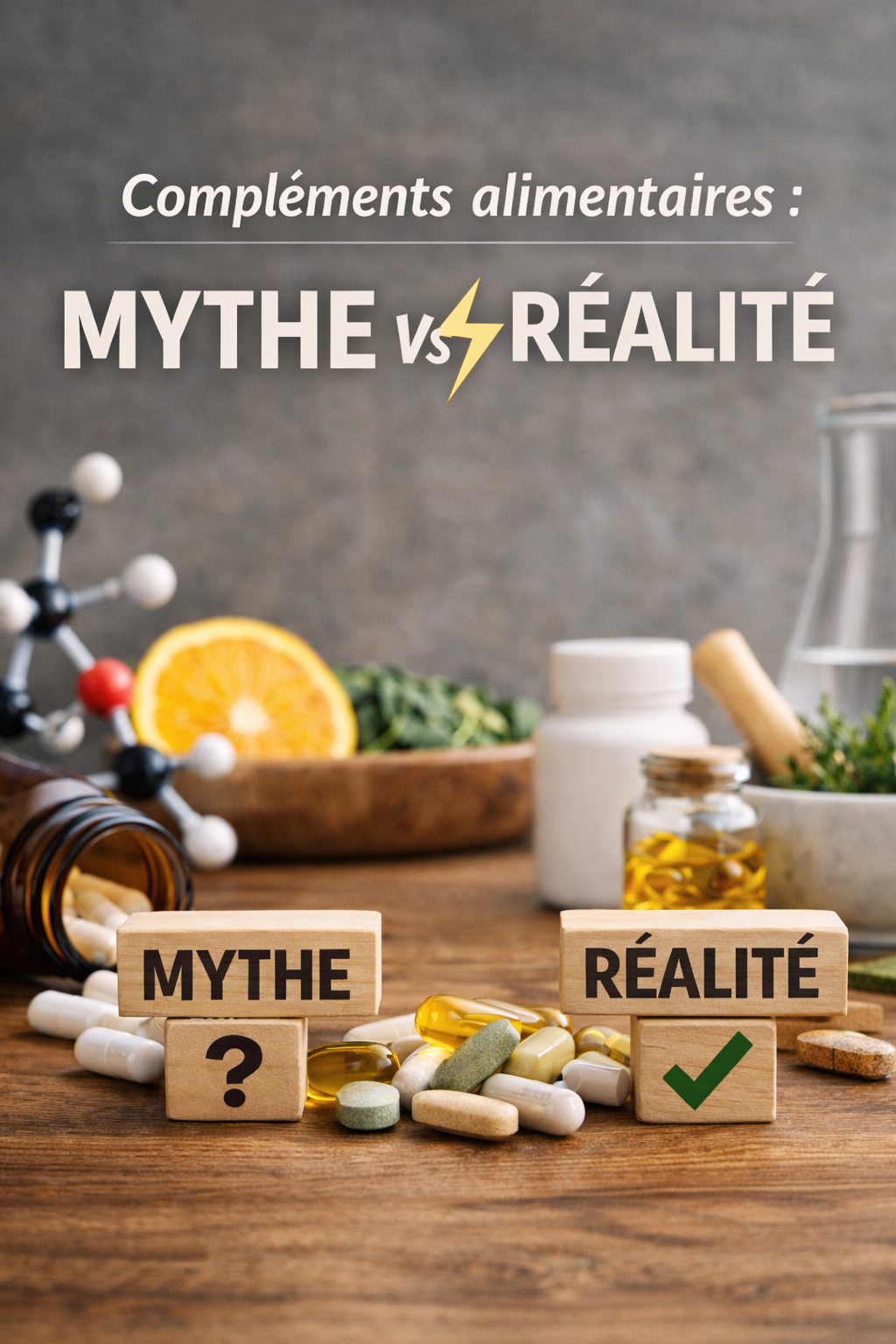 Compléments alimentaires : mythe vs réalité !
