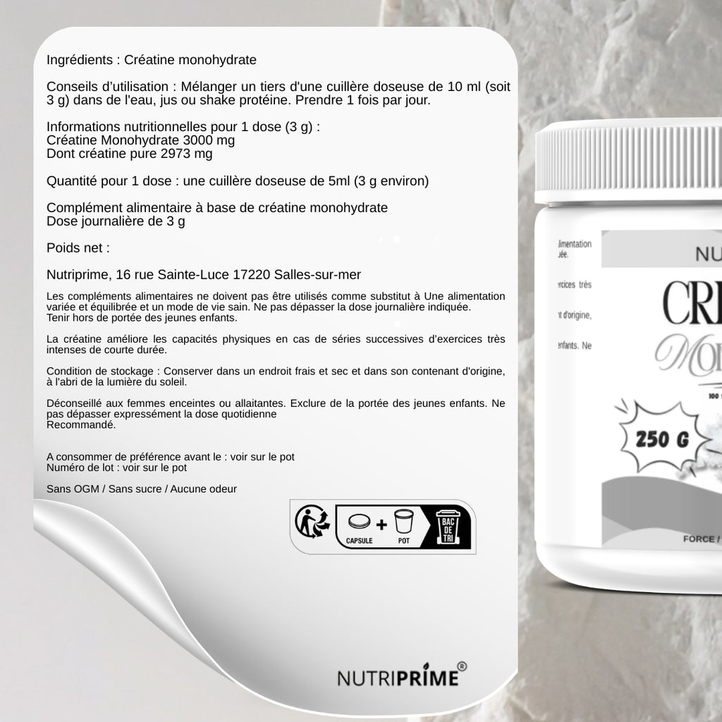 Créatine 250g